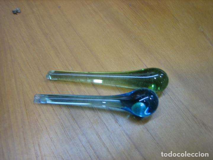 Antiquit&auml;ten: Antiguas  l&aacute;grimas  para lampara de cristal.