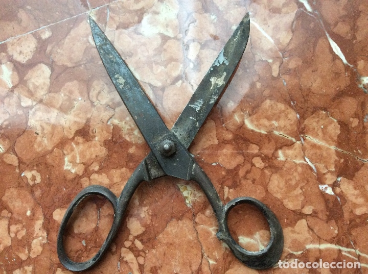 Antig&uuml;edades: Tijeras antiguas 20,5cm - Foto 3