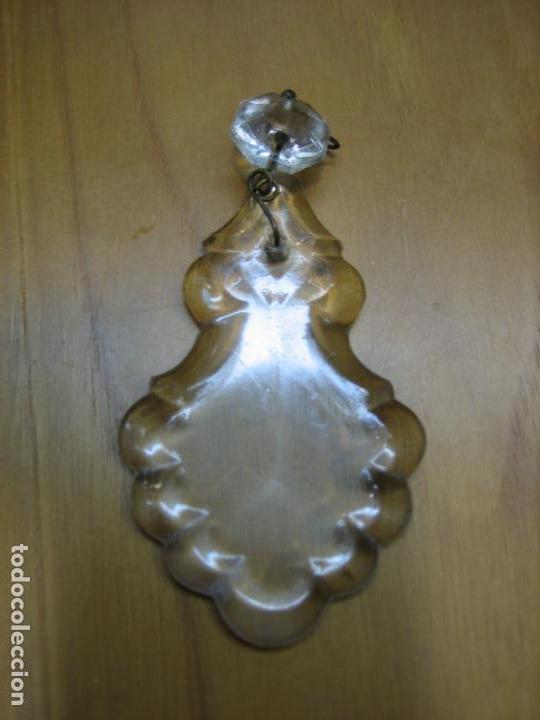 Oggetti Antichi: Antigua lagrima para lampara de cristal antiguo.