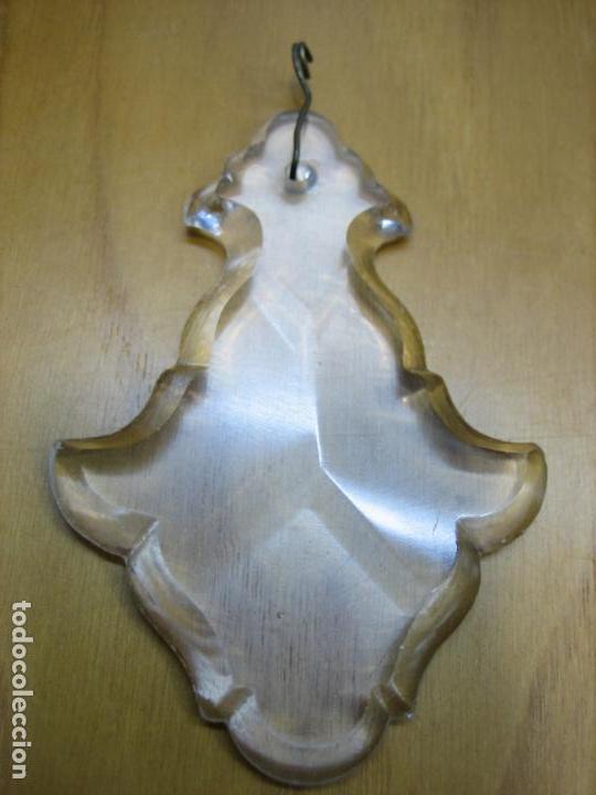 Oggetti Antichi: Antigua lagrima para lampara de cristal antiguo.