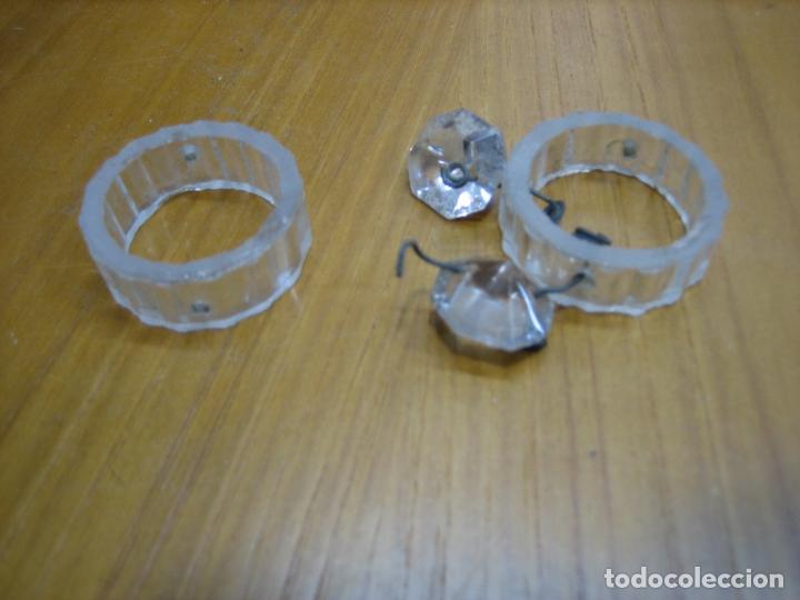 Oggetti Antichi: Antiguo aro para brazo de lampara de cristal antigua