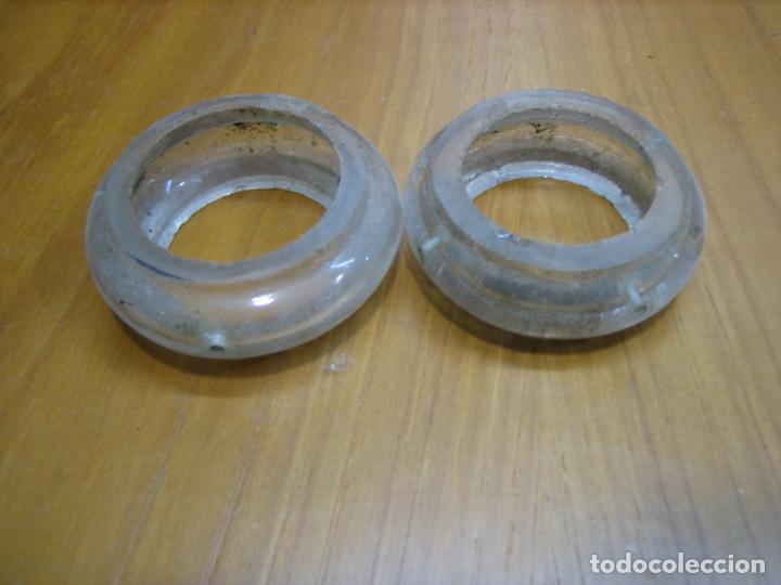 Oggetti Antichi: Antiguo aro para brazo de lampara de cristal antigua