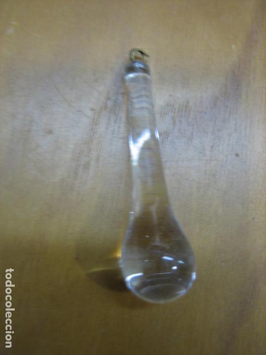 Antiquit&auml;ten: Antigua lagrima  de lampara de cristal antigua