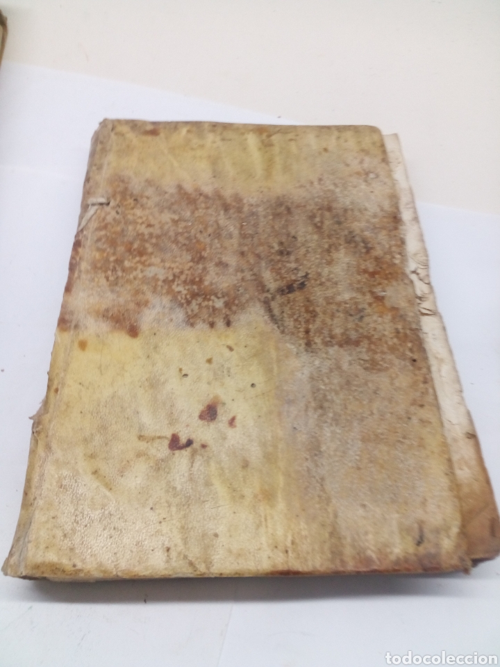Antig&uuml;edades: Libro religioso del siglo 18 con mucho desgast&eacute; - Foto 3