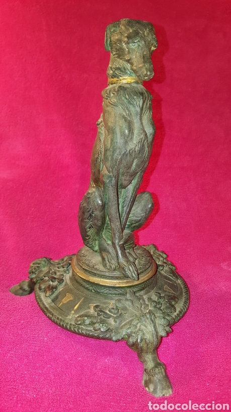 Antig&uuml;edades: FIGURA ANTIGUA DE PERRO SENTADO - Foto 3