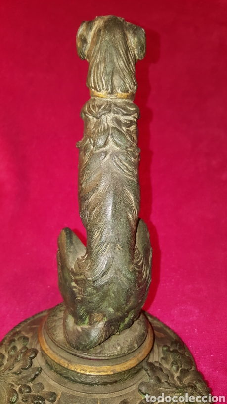 Antig&uuml;edades: FIGURA ANTIGUA DE PERRO SENTADO - Foto 16