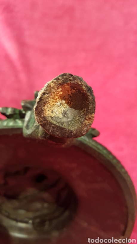 Antig&uuml;edades: FIGURA ANTIGUA DE PERRO SENTADO - Foto 18