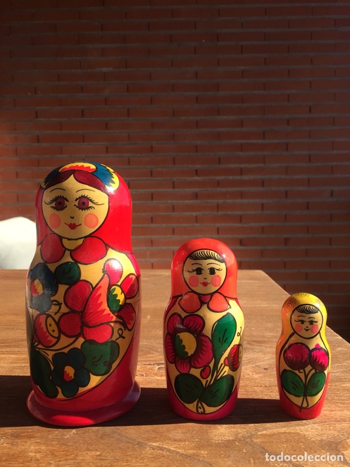Antig&uuml;edades: Matrioskas juego de 3 - Foto 1