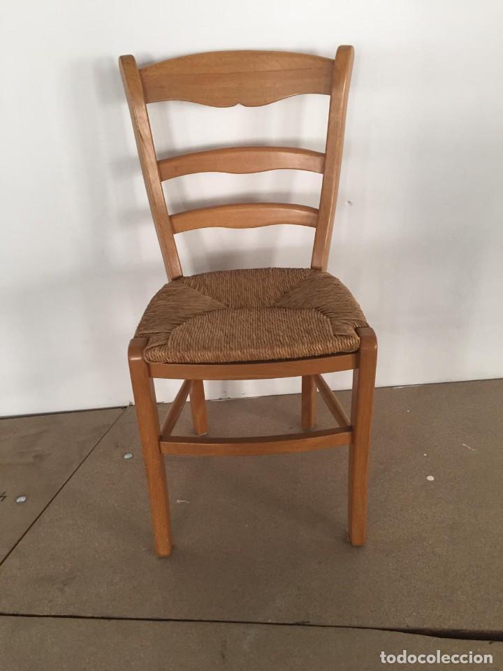 Antig&uuml;edades: SILLA DE ANEA, MADERA MACIZA - Foto 1