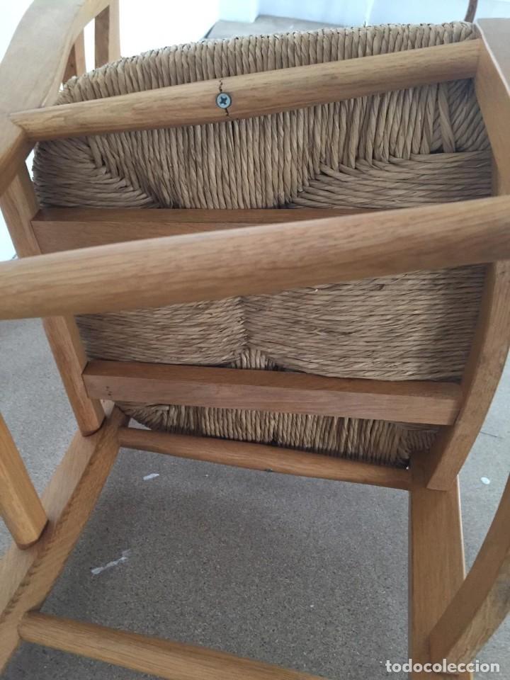 Antig&uuml;edades: SILLA DE ANEA, MADERA MACIZA - Foto 2