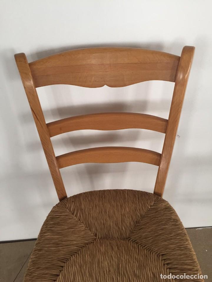 Antig&uuml;edades: SILLA DE ANEA, MADERA MACIZA - Foto 4