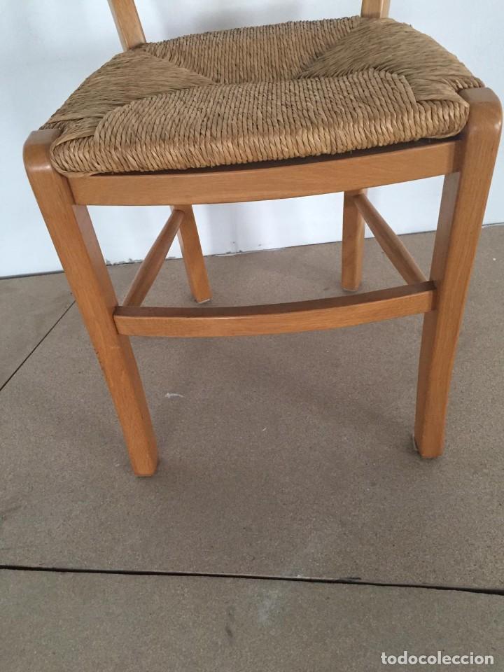 Antig&uuml;edades: SILLA DE ANEA, MADERA MACIZA - Foto 5