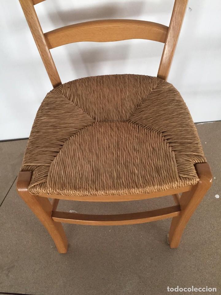 Antig&uuml;edades: SILLA DE ANEA, MADERA MACIZA - Foto 6