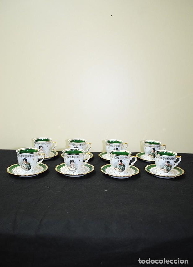 Antiques: TAZAS DE CAF&Eacute; ANTIGUAS NAPOLE&Oacute;N Y JOSEFINA