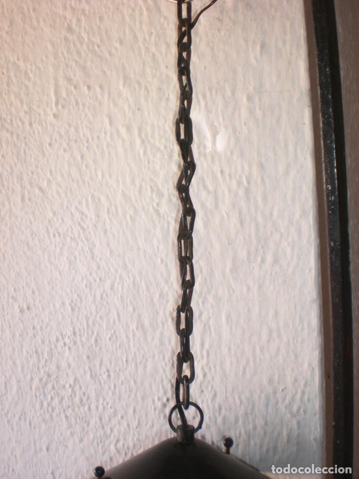 Antig&uuml;edades: LAMPARA DE JARDIN metal - Foto 5
