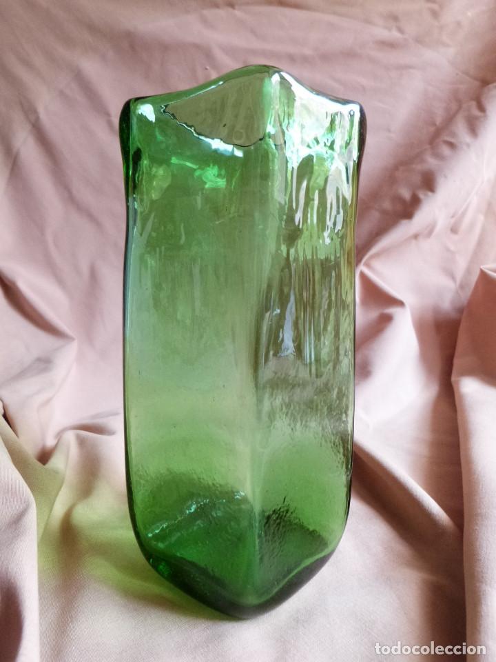 Jarron Florero De Cristal Soplado Verde Oscuro Comprar Cristal Y Vidrio Antiguo Mallorquín En 7840