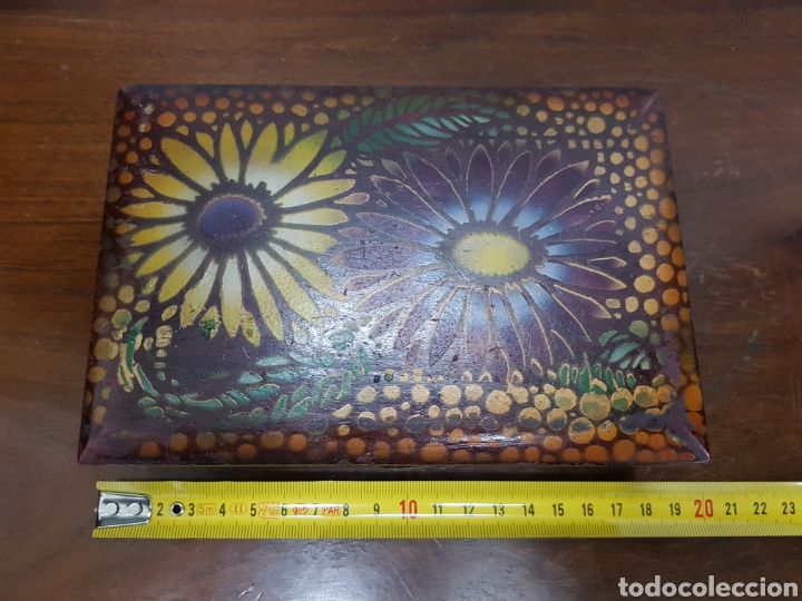 Antig&uuml;edades: Caja pintada a mano Vintage - Foto 1