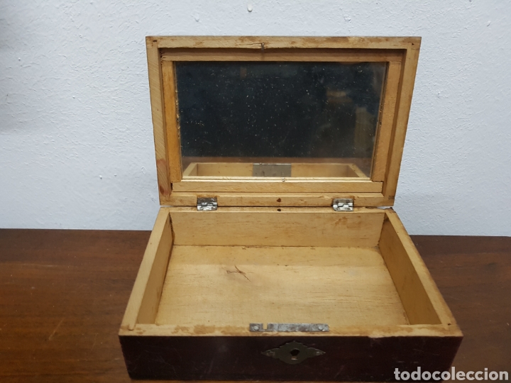 Antig&uuml;edades: Caja pintada a mano Vintage - Foto 5