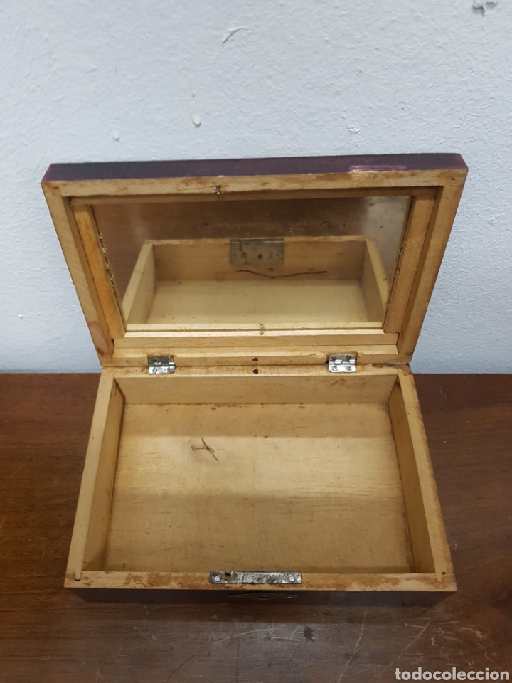 Antig&uuml;edades: Caja pintada a mano Vintage - Foto 6