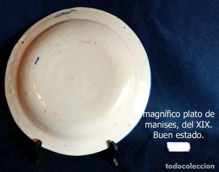 Antig&uuml;edades: Excelente plato de Manises - Foto 2