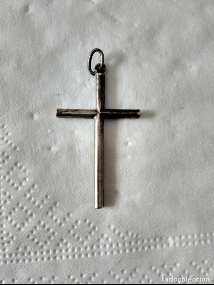 Antig&uuml;edades: cruz de plata 3.5 cms - Foto 1