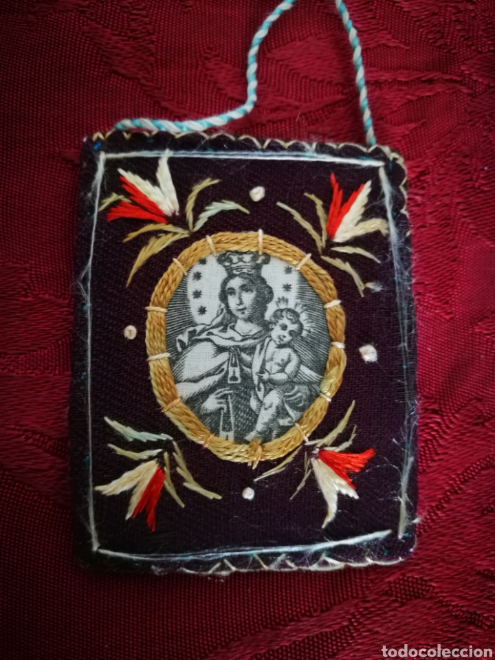 Antig&uuml;edades: ESCAPULARIO VIRGEN DEL CARMEN - Foto 1