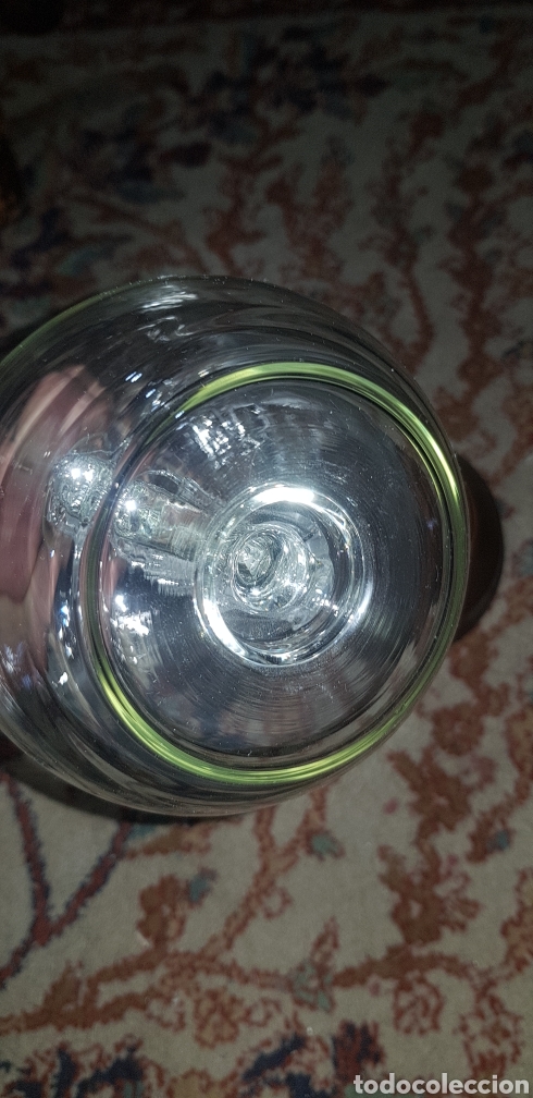Antig&uuml;edades: Botella en cristal soplado con barco dentro - Foto 4