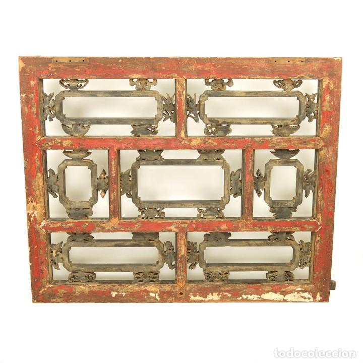 Antig&uuml;edades: VENTANA CELOS&Iacute;A CHINA - Foto 2