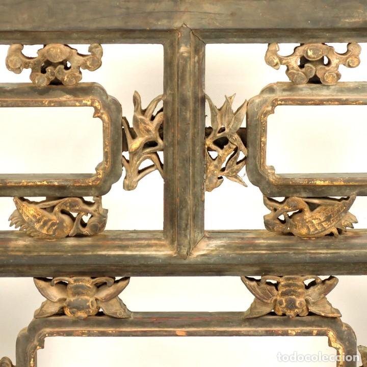 Antig&uuml;edades: VENTANA CELOS&Iacute;A CHINA - Foto 3