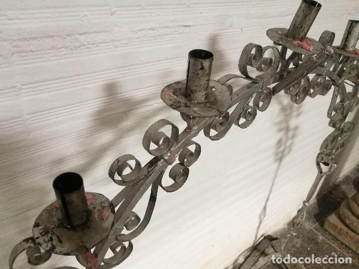 Antig&uuml;edades: ESPLENDIDO CANDELABRO CONVENTUAL ANDALUZ CIRCA 1800 - Foto 5
