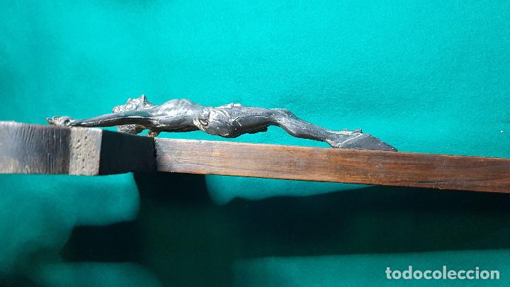 Antig&uuml;edades: CRUCIFIJO DE MADERA - Foto 7