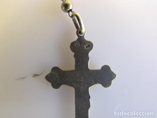 Antig&uuml;edades: Rosario de plata contrastada - Foto 4