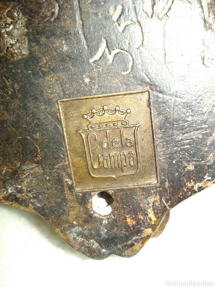 Antig&uuml;edades: MENZULA RELIGIOSA ESTUCO Y MADERA - Foto 8