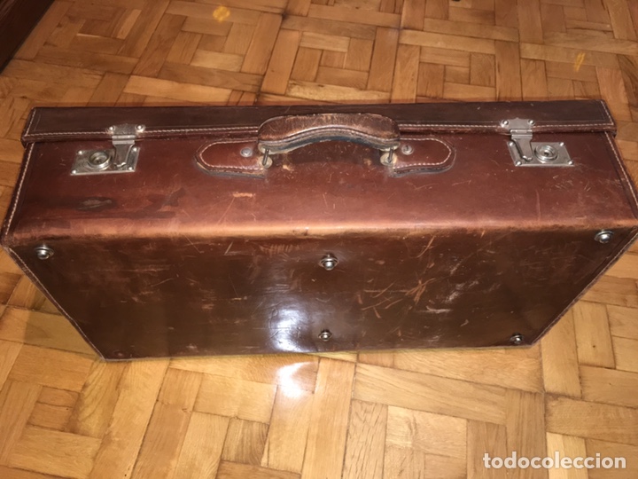 Antig&uuml;edades: Maleta de piel