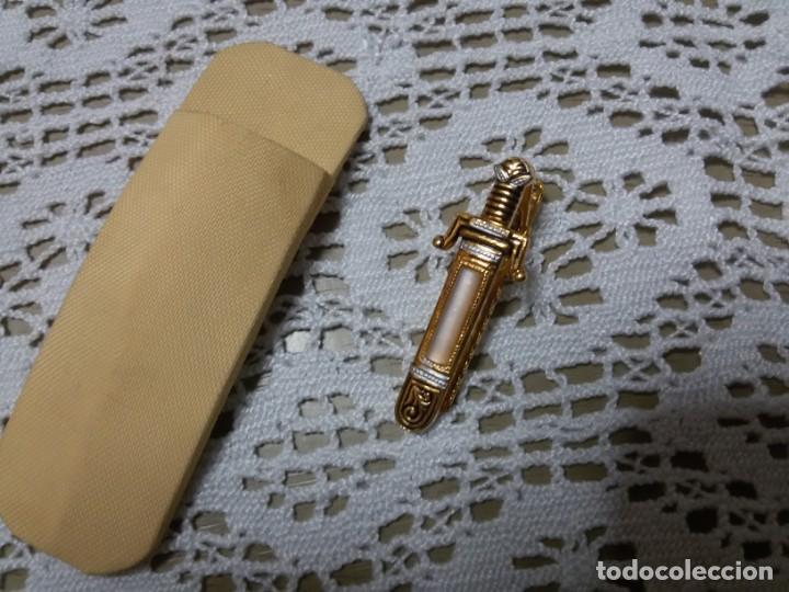 Antig&uuml;edades: PASADOR DAMASQUINADO- CORBATA - Foto 3