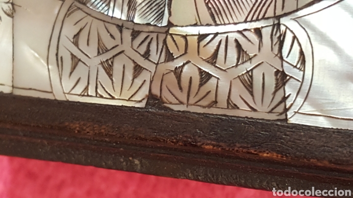 Antig&uuml;edades: CAJA ORIENTAL CON ADORNOS DE N&Aacute;CAR - Foto 20