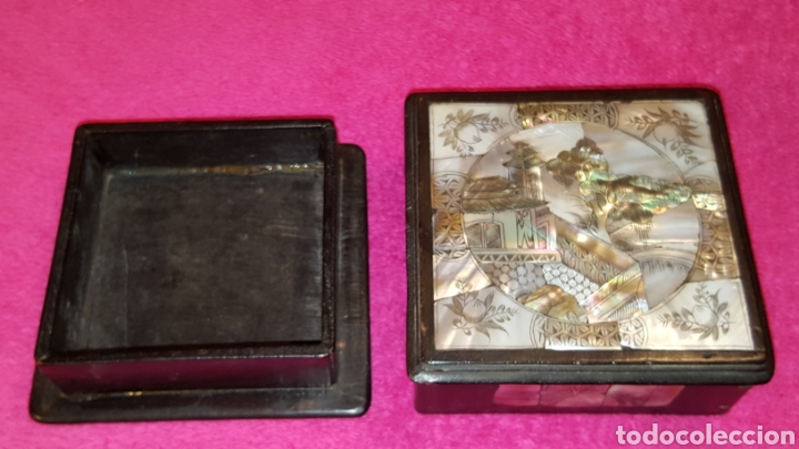 Antig&uuml;edades: CAJA ORIENTAL CON ADORNOS DE N&Aacute;CAR - Foto 28