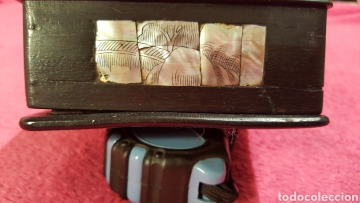 Antig&uuml;edades: CAJA ORIENTAL CON ADORNOS DE N&Aacute;CAR - Foto 37