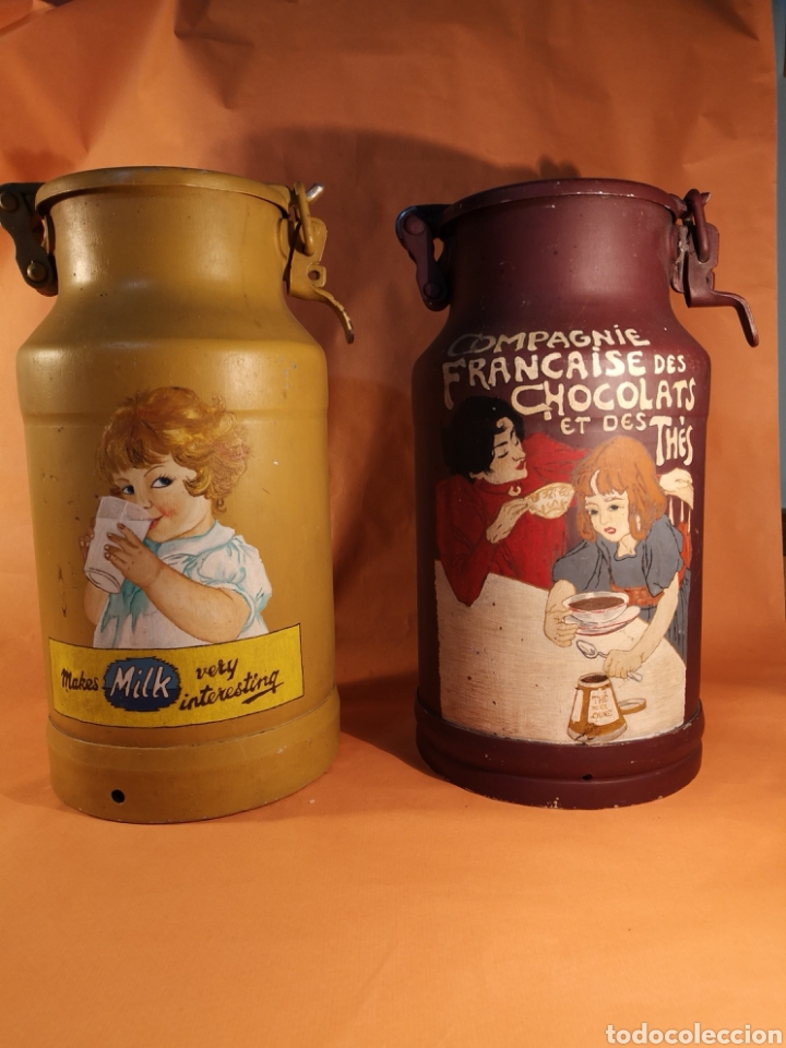 Antig&uuml;edades: 2 lecheras de colecion - Foto 1