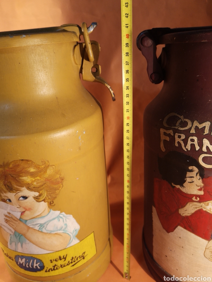 Antig&uuml;edades: 2 lecheras de colecion - Foto 2
