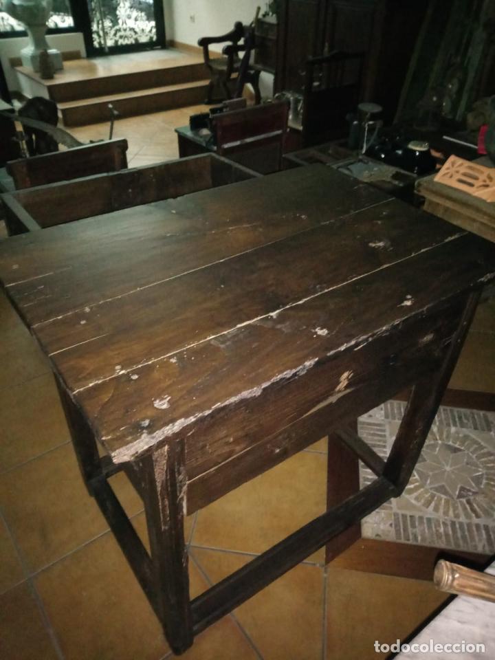 Antig&uuml;edades: Mesa r&uacute;stica muy maciza - Foto 8