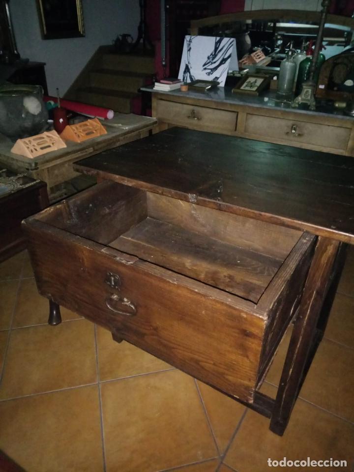 Antig&uuml;edades: Mesa r&uacute;stica muy maciza - Foto 10