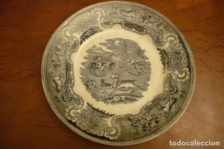 Antig&uuml;edades: PLATO SERIE CAZA, 22 CMS, SIN TARAS - Foto 1