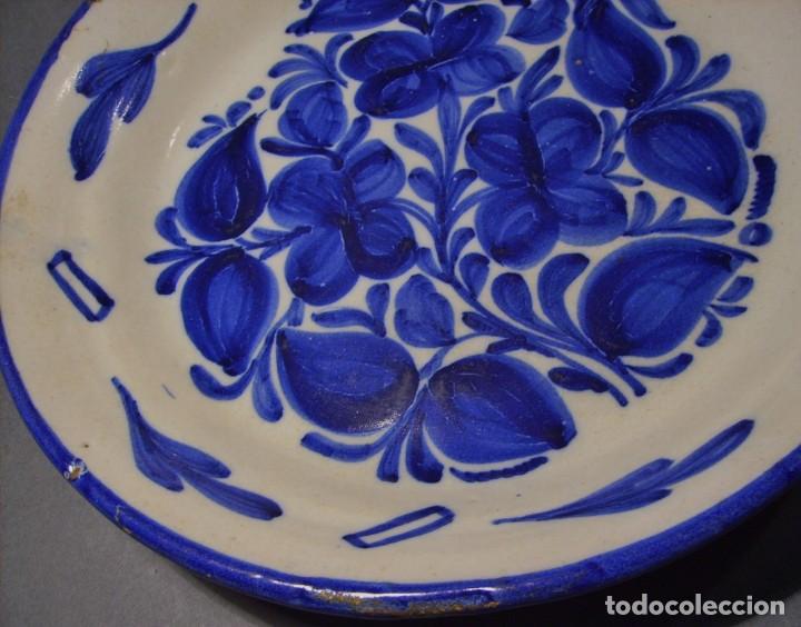 Antig&uuml;edades: PLATO  CER&Aacute;MICA  DE  MANISES  XIX - Foto 6