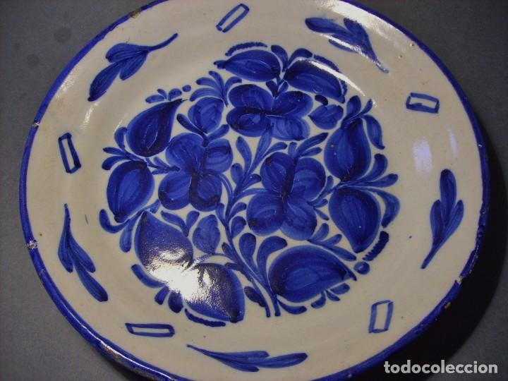 Antig&uuml;edades: PLATO  CER&Aacute;MICA  DE  MANISES  XIX - Foto 7