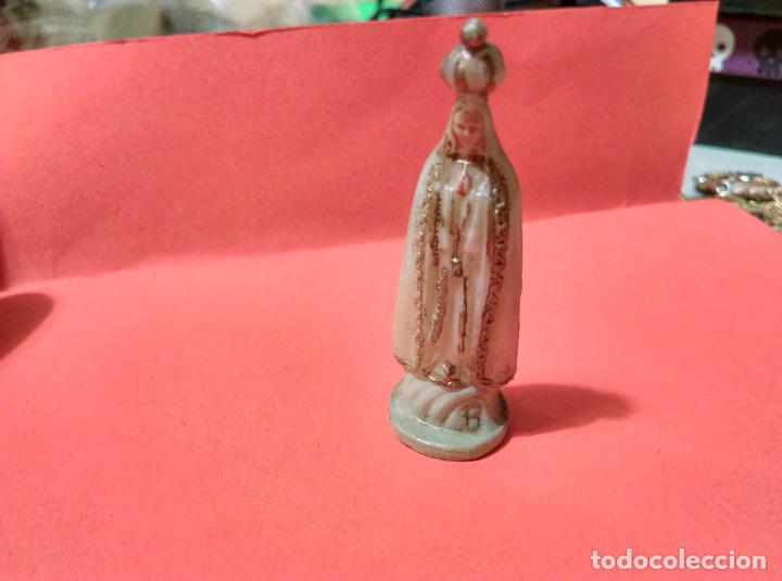 Antig&uuml;edades: Antigua figura virgen - Foto 3