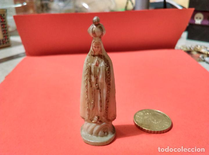 Antig&uuml;edades: Antigua figura virgen - Foto 4