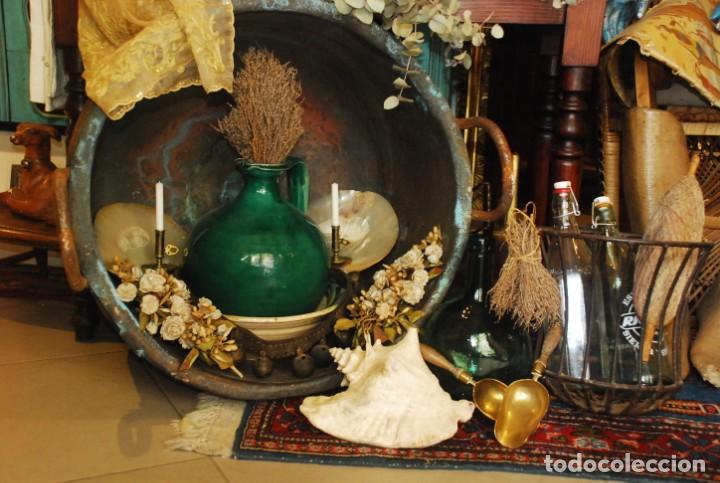 Antig&uuml;edades: ESPECTACULAR OLLA DE COBRE ANTIGUA - Foto 1