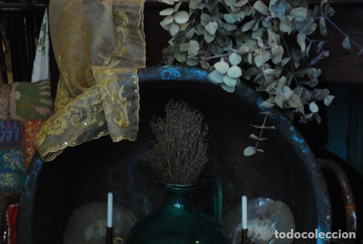 Antig&uuml;edades: ESPECTACULAR OLLA DE COBRE ANTIGUA - Foto 4