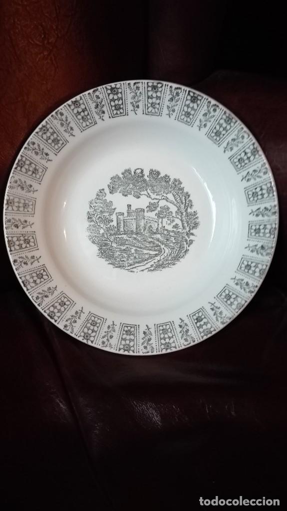Antig&uuml;edades: Plato de Pickman decorado con un castillo - Foto 1